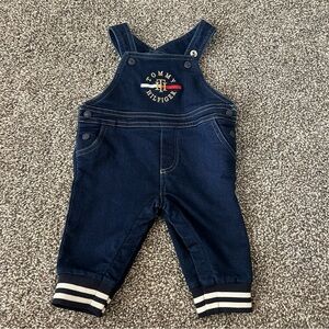 Tommy Hilfiger Baby Boy Denim Carpenter Bib Overalls